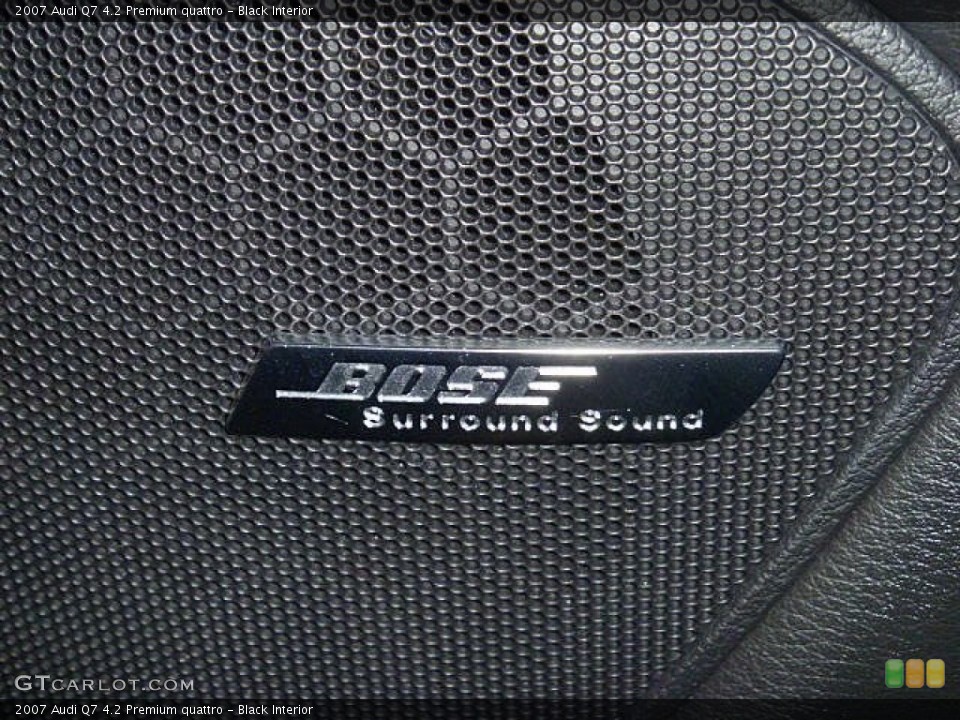 Black Interior Audio System for the 2007 Audi Q7 4.2 Premium quattro #86759640