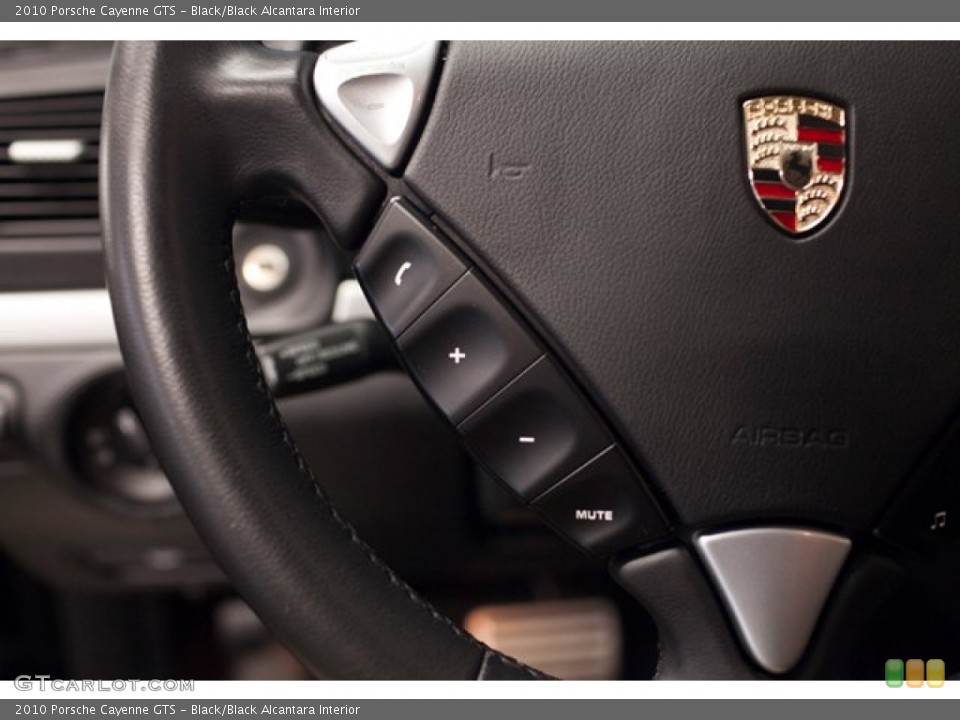 Black/Black Alcantara Interior Controls for the 2010 Porsche Cayenne GTS #86759911