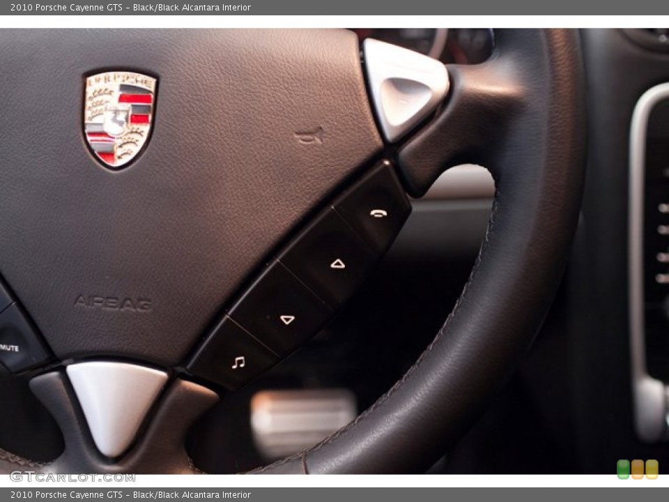 Black/Black Alcantara Interior Controls for the 2010 Porsche Cayenne GTS #86759931
