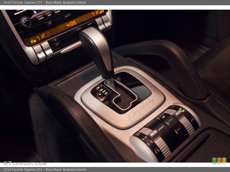 Black/Black Alcantara Interior Transmission for the 2010 Porsche Cayenne GTS #86760010