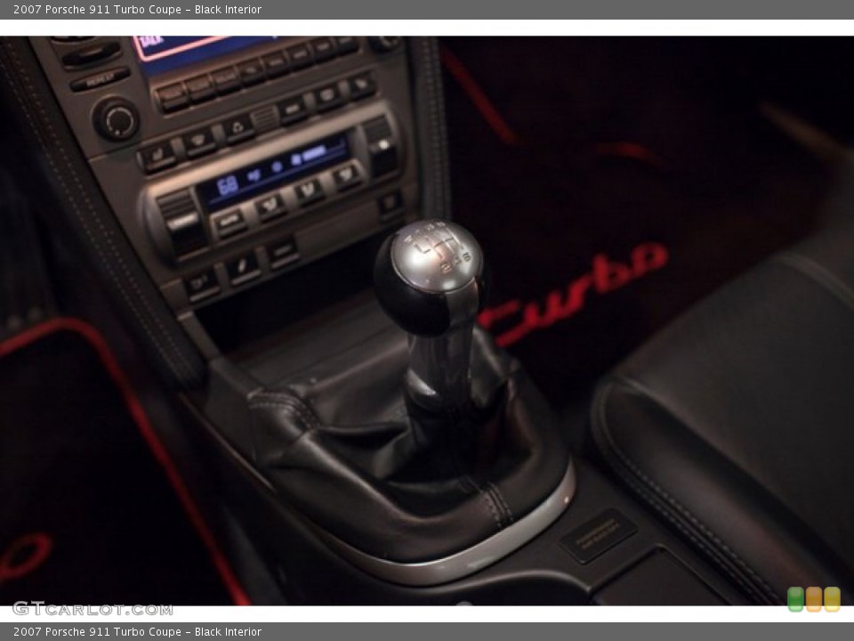 Black Interior Transmission for the 2007 Porsche 911 Turbo Coupe #86761401