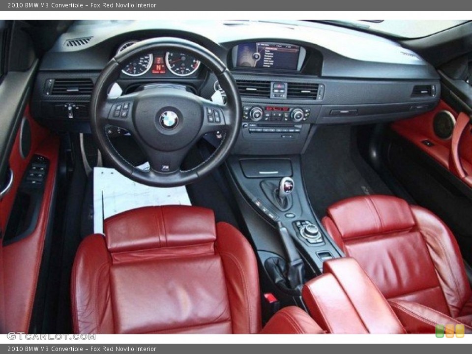 Fox Red Novillo Interior Prime Interior for the 2010 BMW M3 Convertible #86761554