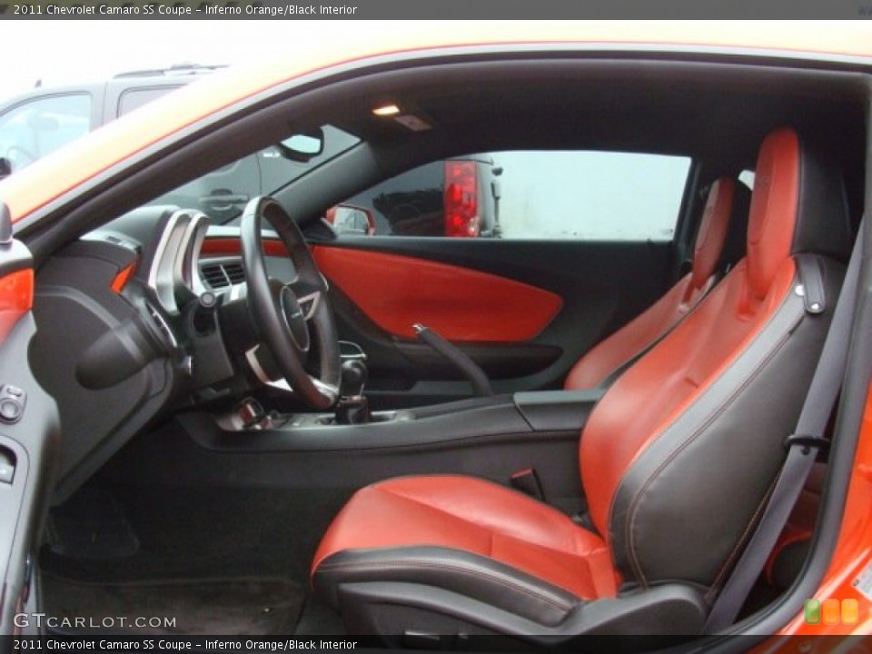 Inferno Orange/Black Interior Photo for the 2011 Chevrolet Camaro SS Coupe #86762844