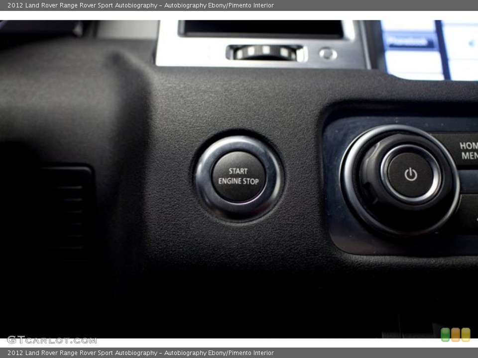 Autobiography Ebony/Pimento Interior Controls for the 2012 Land Rover Range Rover Sport Autobiography #86762871