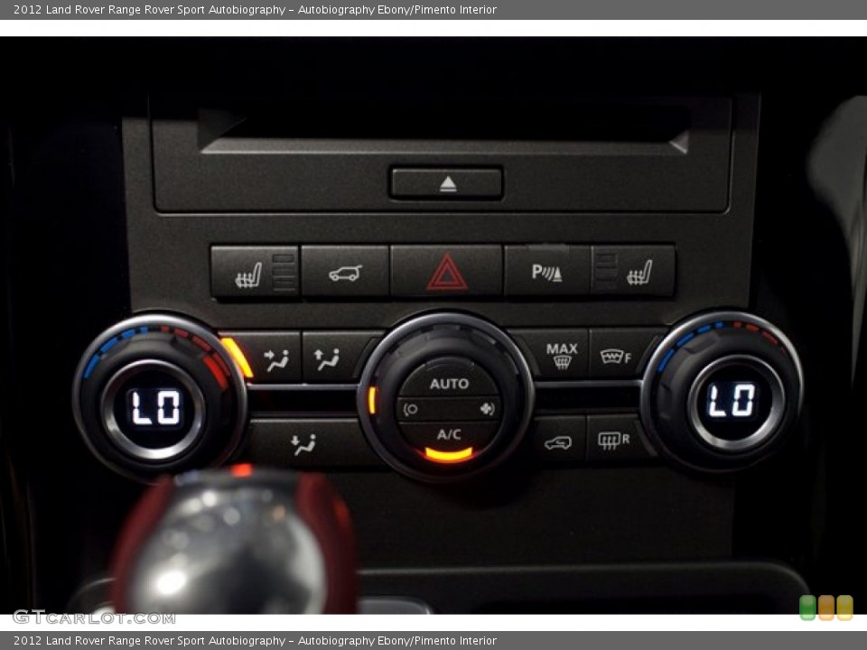 Autobiography Ebony/Pimento Interior Controls for the 2012 Land Rover Range Rover Sport Autobiography #86762973