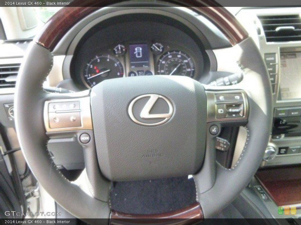 Black Interior Steering Wheel for the 2014 Lexus GX 460 #86763468