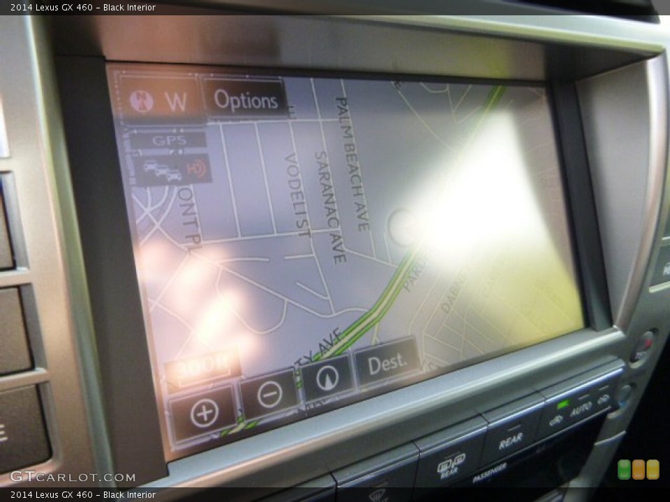 Black Interior Navigation for the 2014 Lexus GX 460 #86763492
