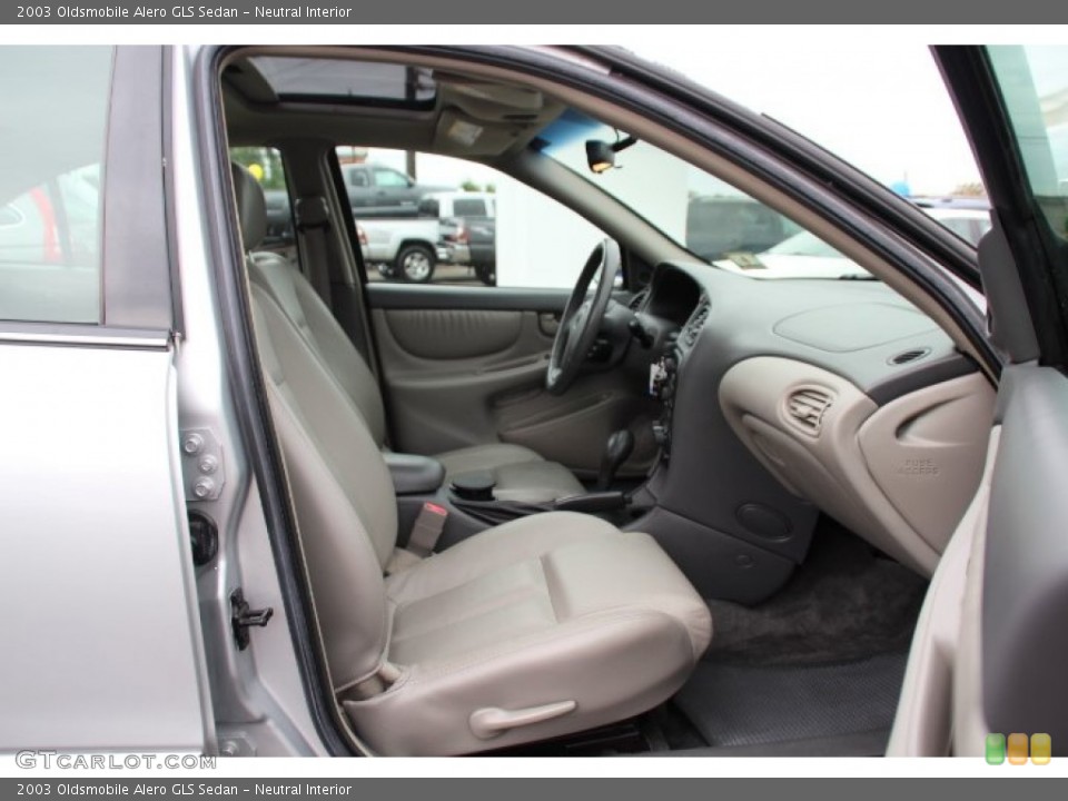 Neutral Interior Front Seat for the 2003 Oldsmobile Alero GLS Sedan #86767032