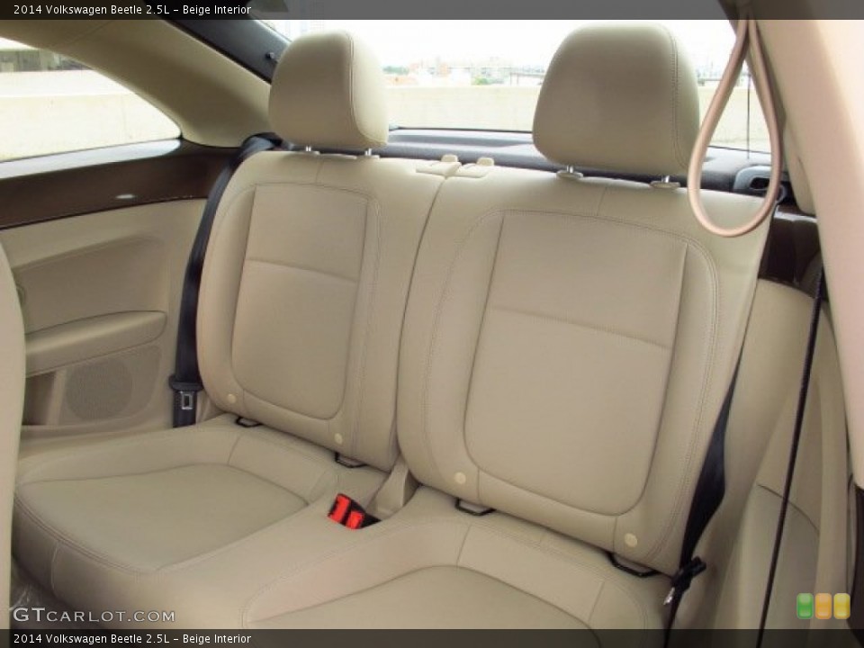 Beige Interior Rear Seat for the 2014 Volkswagen Beetle 2.5L #86769732