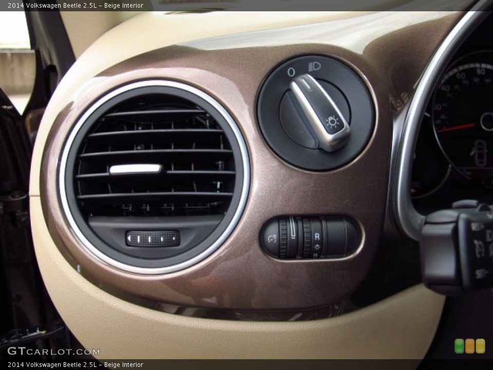 Beige Interior Controls for the 2014 Volkswagen Beetle 2.5L #86769791