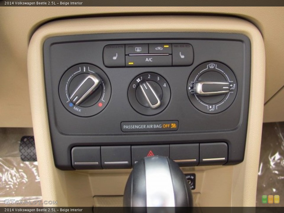 Beige Interior Controls for the 2014 Volkswagen Beetle 2.5L #86769842