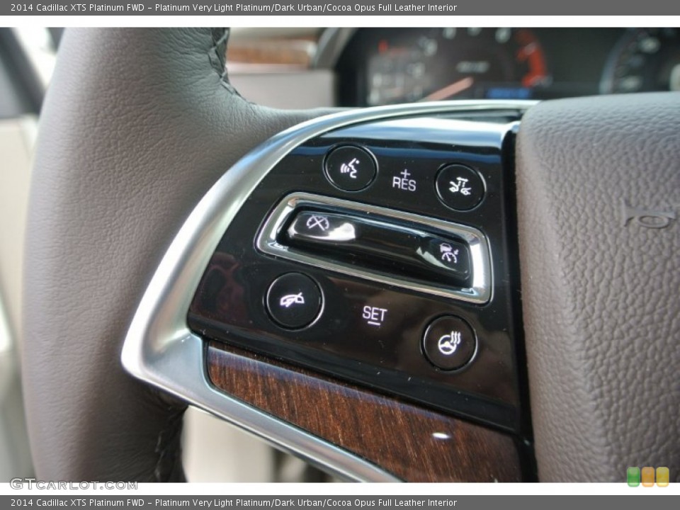 Platinum Very Light Platinum/Dark Urban/Cocoa Opus Full Leather Interior Controls for the 2014 Cadillac XTS Platinum FWD #86771076