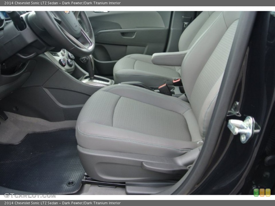 Dark Pewter/Dark Titanium Interior Front Seat for the 2014 Chevrolet Sonic LTZ Sedan #86771385