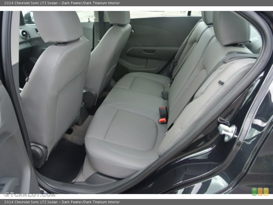 Dark Pewter/Dark Titanium Interior Rear Seat for the 2014 Chevrolet Sonic LTZ Sedan #86771503