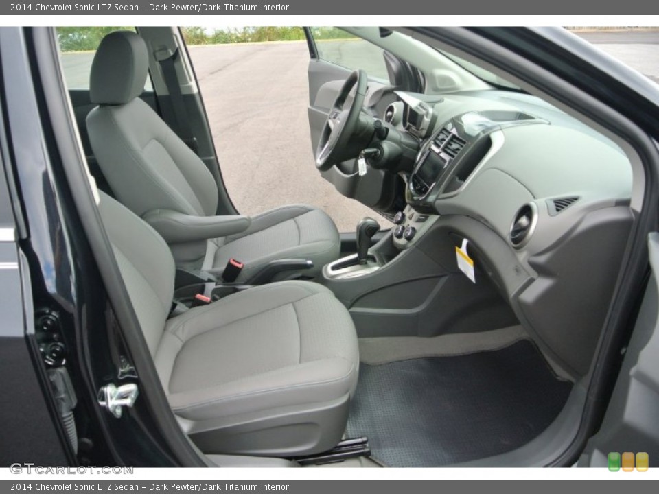 Dark Pewter/Dark Titanium Interior Front Seat for the 2014 Chevrolet Sonic LTZ Sedan #86771556