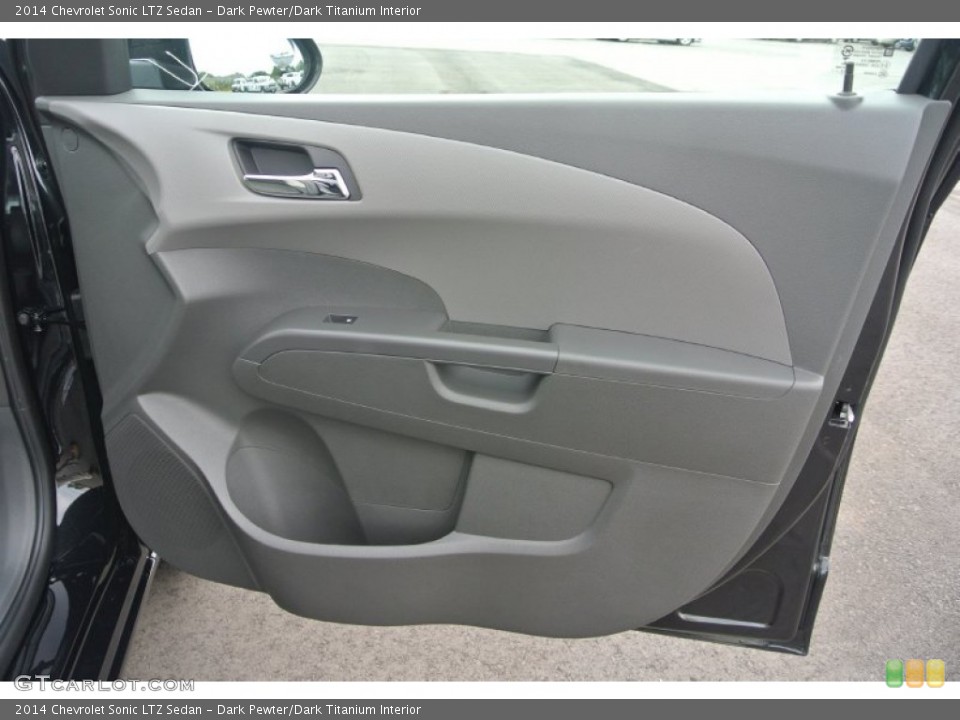 Dark Pewter/Dark Titanium Interior Door Panel for the 2014 Chevrolet Sonic LTZ Sedan #86771571