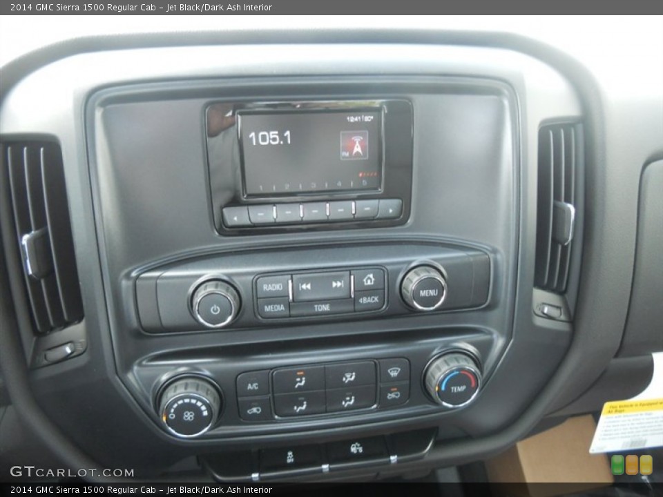 Jet Black/Dark Ash Interior Controls for the 2014 GMC Sierra 1500 Regular Cab #86784387