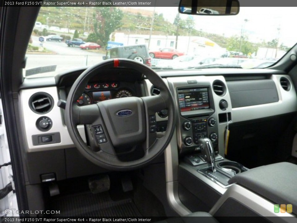 Raptor Black Leather/Cloth Interior Dashboard for the 2013 Ford F150 SVT Raptor SuperCrew 4x4 #86785857
