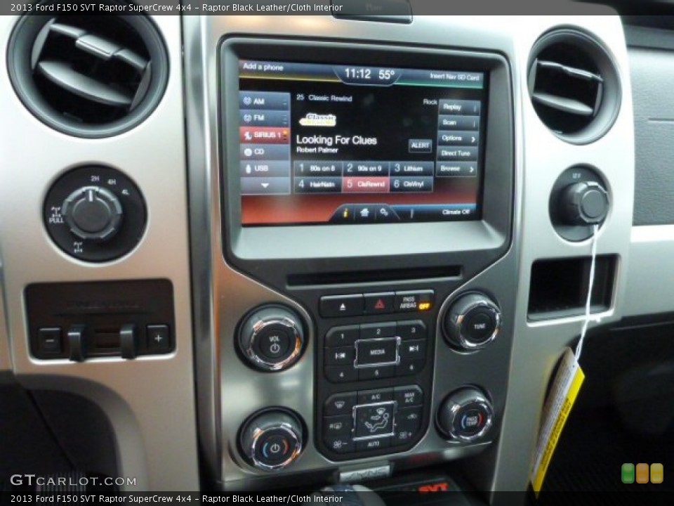 Raptor Black Leather/Cloth Interior Controls for the 2013 Ford F150 SVT Raptor SuperCrew 4x4 #86785941