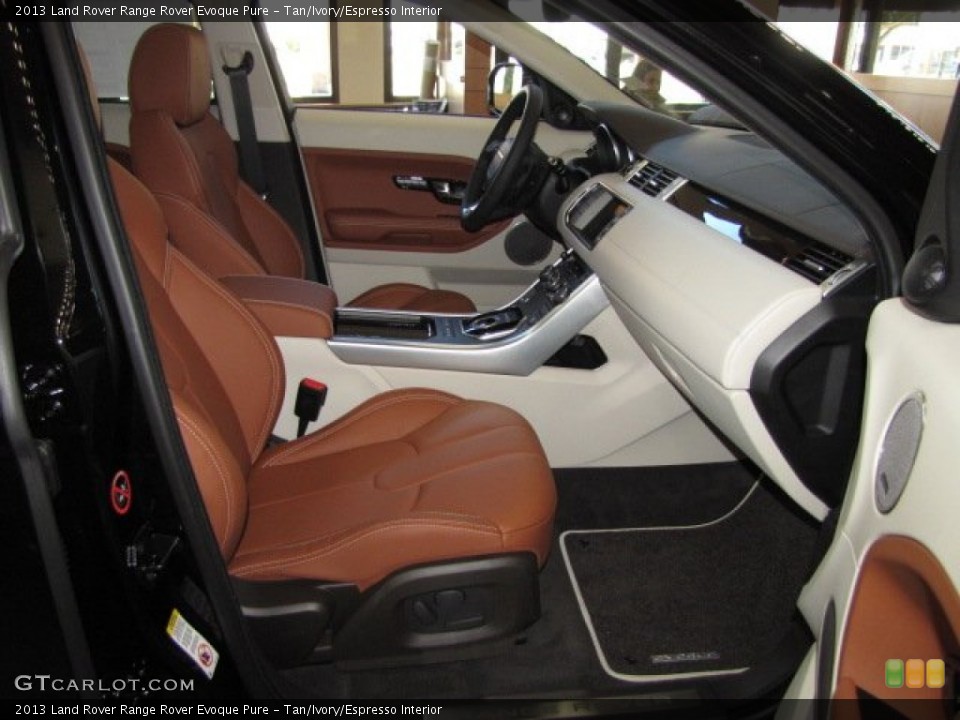 Tan/Ivory/Espresso Interior Front Seat for the 2013 Land Rover Range Rover Evoque Pure #86787414