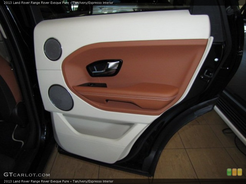 Tan/Ivory/Espresso Interior Door Panel for the 2013 Land Rover Range Rover Evoque Pure #86787435