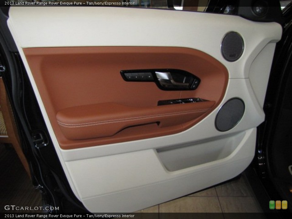 Tan/Ivory/Espresso Interior Door Panel for the 2013 Land Rover Range Rover Evoque Pure #86787474