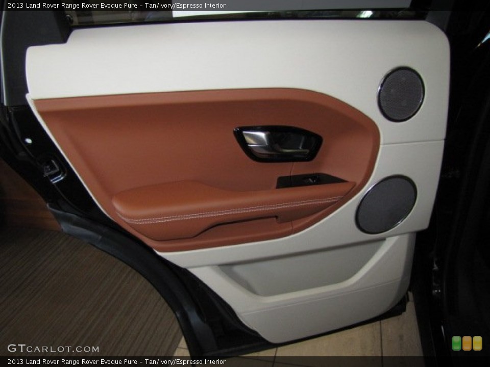Tan/Ivory/Espresso Interior Door Panel for the 2013 Land Rover Range Rover Evoque Pure #86787489