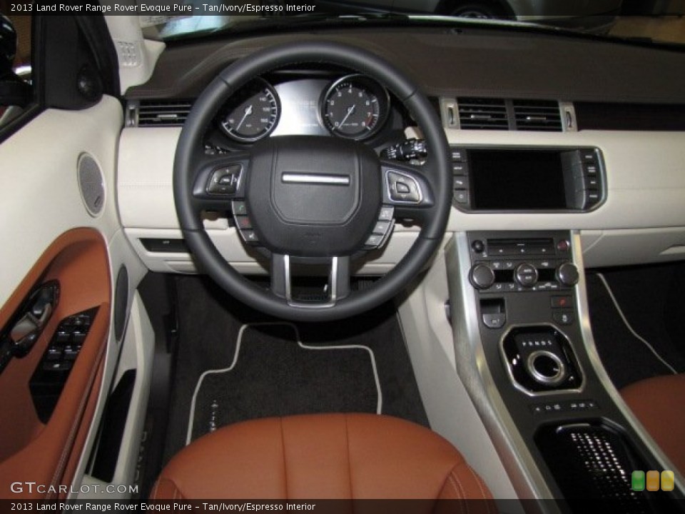 Tan/Ivory/Espresso Interior Dashboard for the 2013 Land Rover Range Rover Evoque Pure #86787516