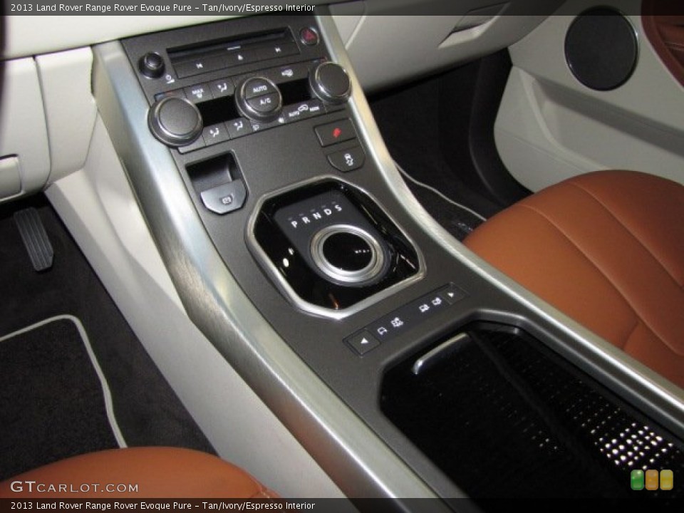 Tan/Ivory/Espresso Interior Transmission for the 2013 Land Rover Range Rover Evoque Pure #86787561