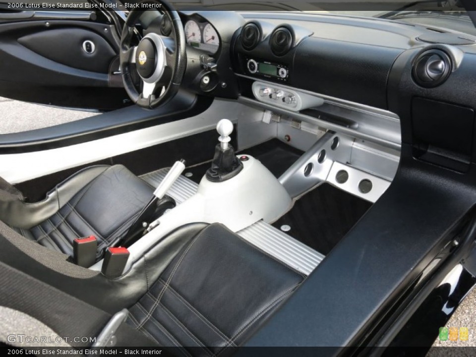 Black Interior Photo for the 2006 Lotus Elise  #86787900