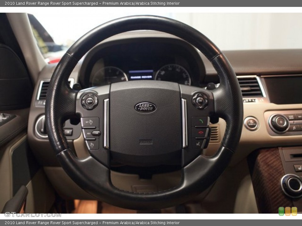 Premium Arabica/Arabica Stitching Interior Steering Wheel for the 2010 Land Rover Range Rover Sport Supercharged #86788915