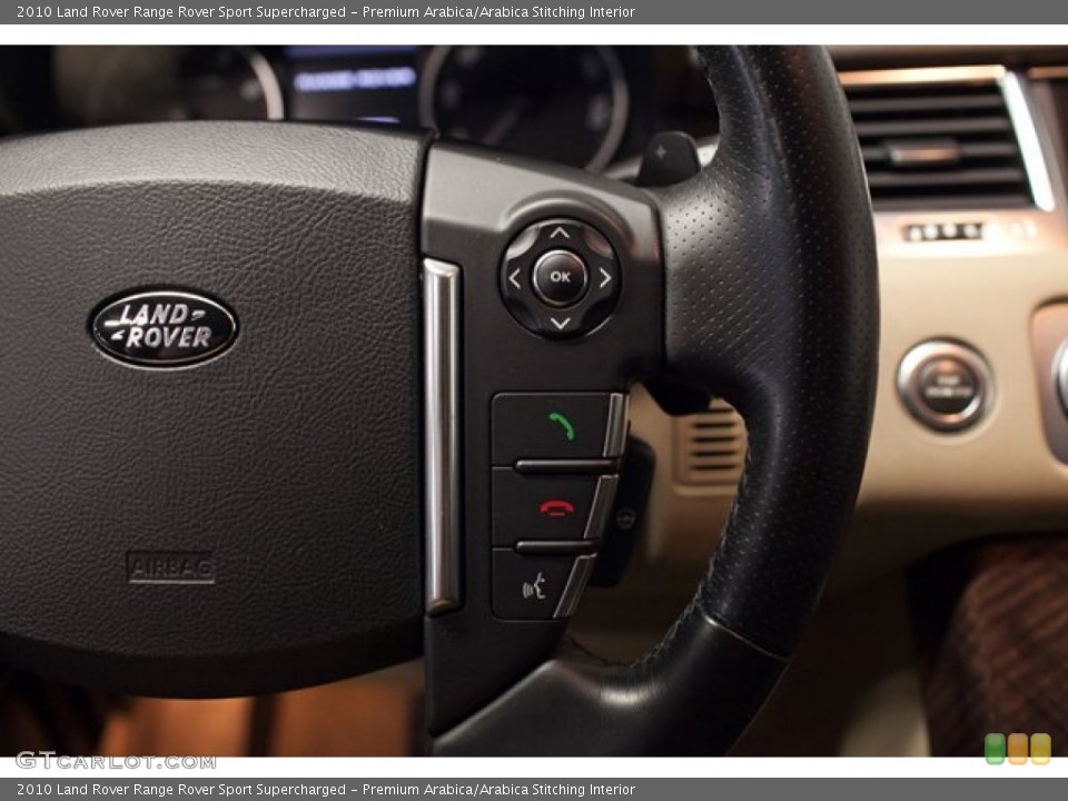 Premium Arabica/Arabica Stitching Interior Steering Wheel for the 2010 Land Rover Range Rover Sport Supercharged #86788950