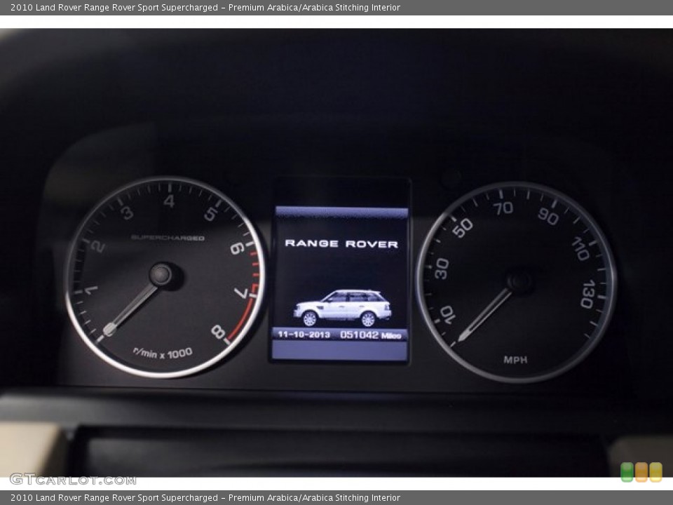 Premium Arabica/Arabica Stitching Interior Gauges for the 2010 Land Rover Range Rover Sport Supercharged #86788971