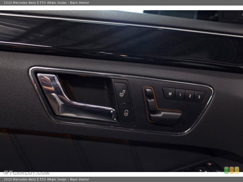 Black Interior Controls for the 2010 Mercedes-Benz E 550 4Matic Sedan #86790147