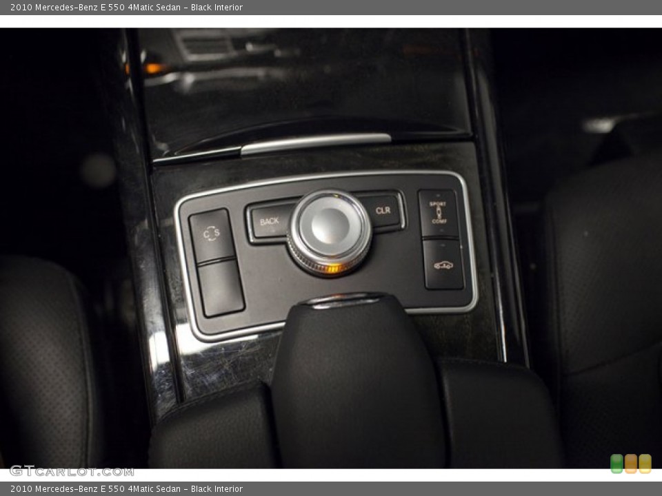 Black Interior Controls for the 2010 Mercedes-Benz E 550 4Matic Sedan #86790513