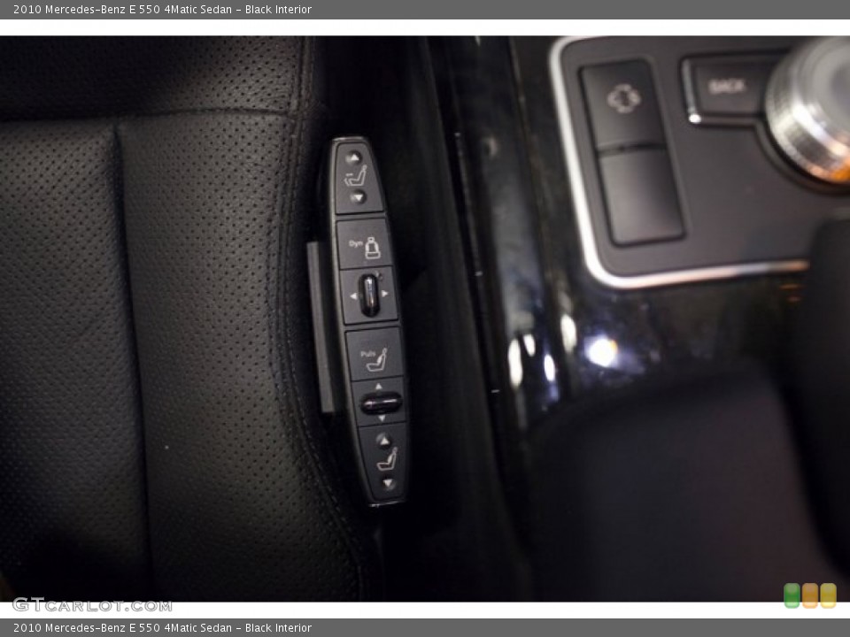 Black Interior Controls for the 2010 Mercedes-Benz E 550 4Matic Sedan #86790546
