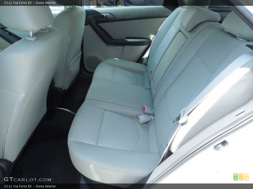Stone Interior Rear Seat for the 2012 Kia Forte EX #86793789