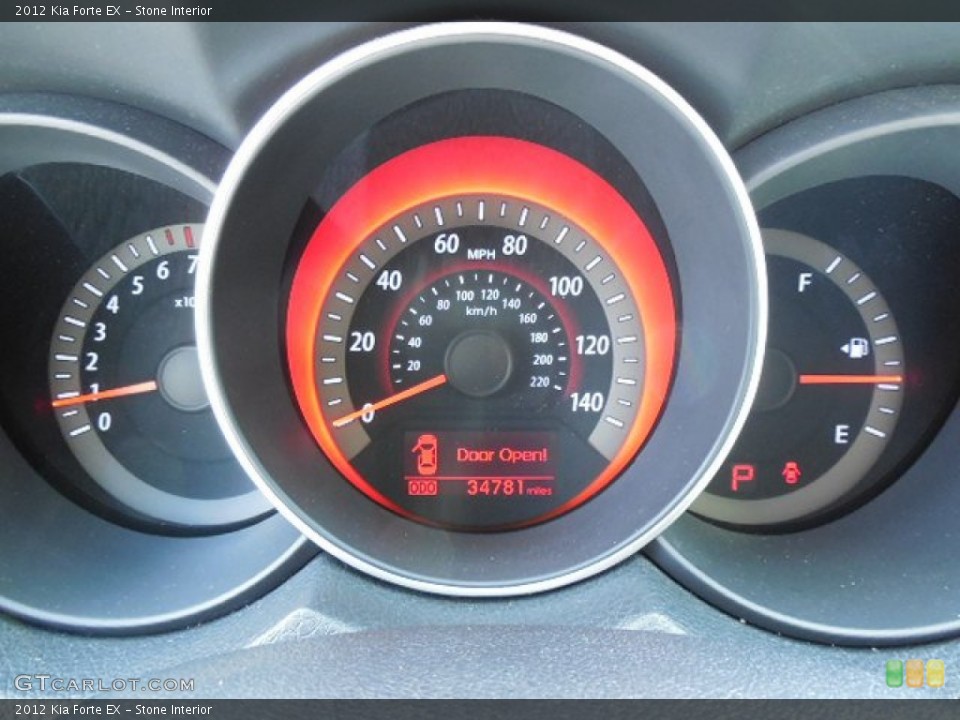 Stone Interior Gauges for the 2012 Kia Forte EX #86794077