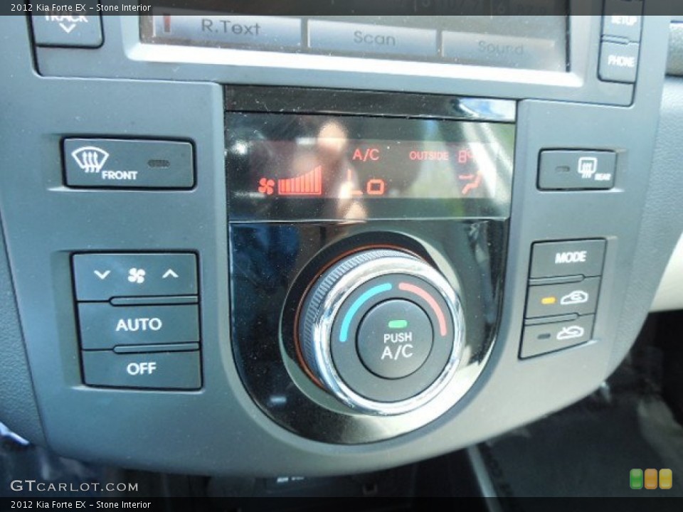 Stone Interior Controls for the 2012 Kia Forte EX #86794122