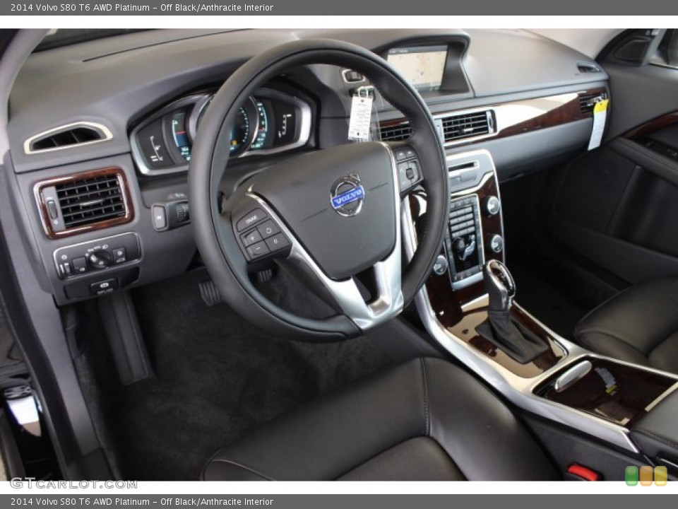 Off Black/Anthracite 2014 Volvo S80 Interiors