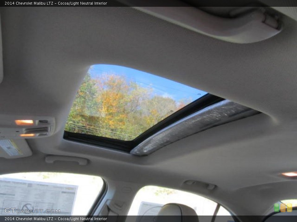 Cocoa/Light Neutral Interior Sunroof for the 2014 Chevrolet Malibu LTZ #86800686