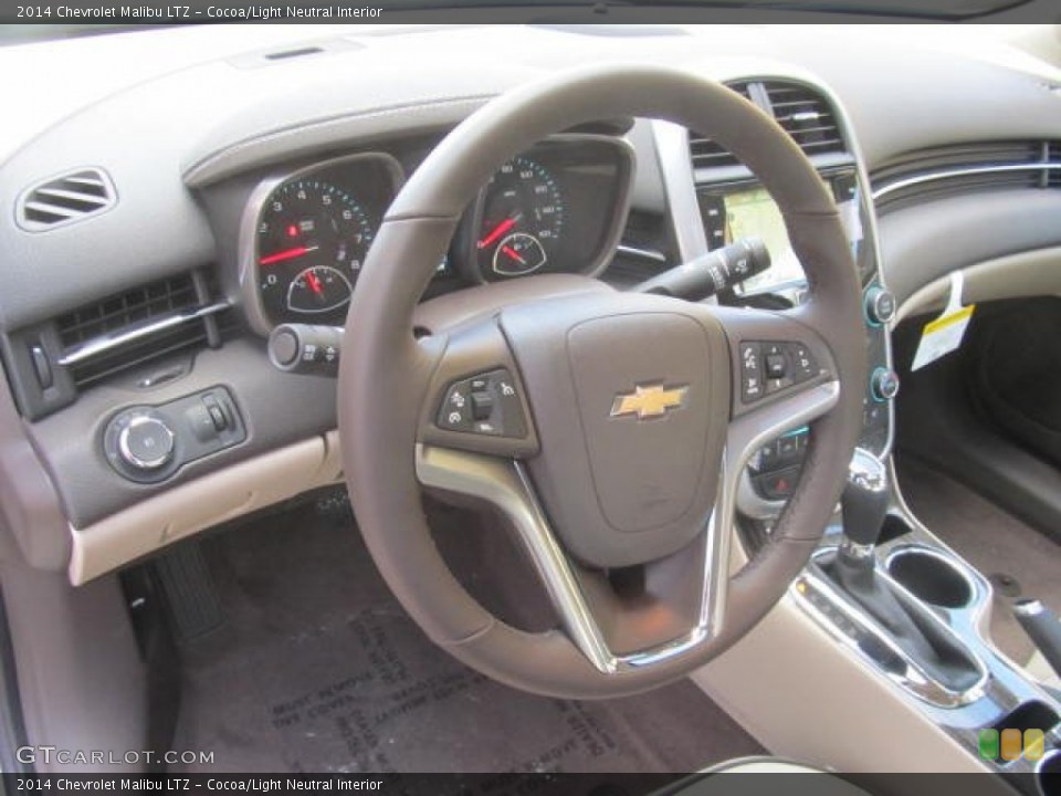 Cocoa/Light Neutral Interior Dashboard for the 2014 Chevrolet Malibu LTZ #86800710
