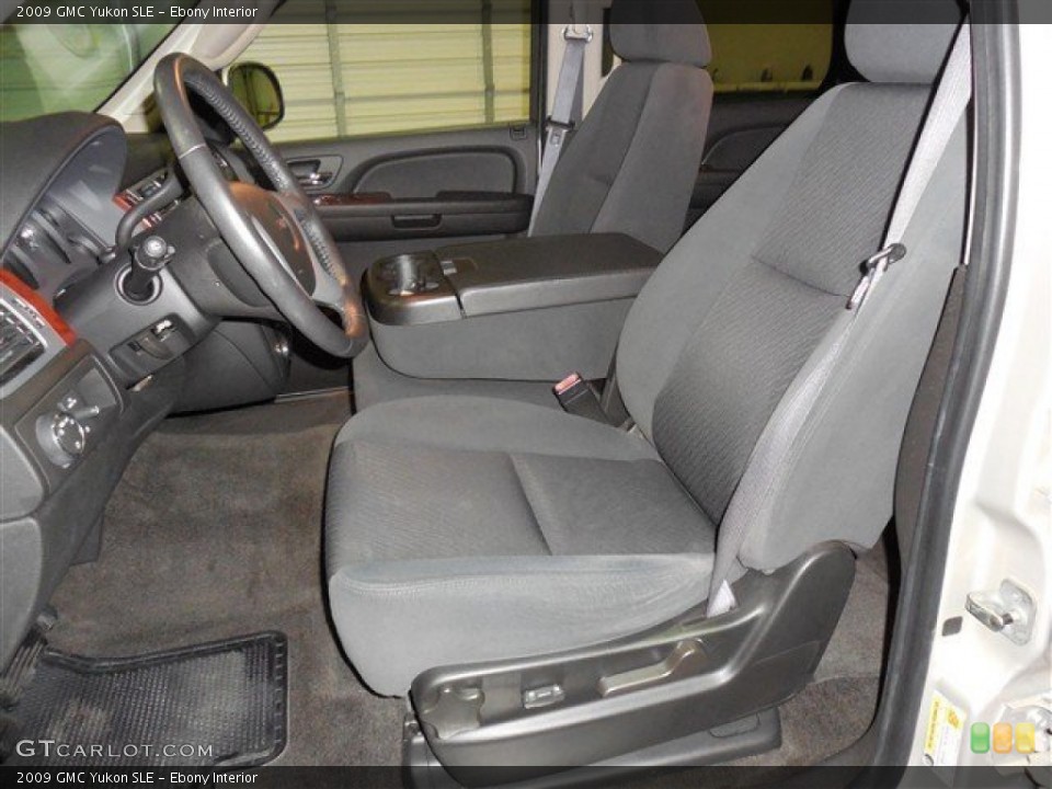 Ebony Interior Front Seat for the 2009 GMC Yukon SLE #86802354