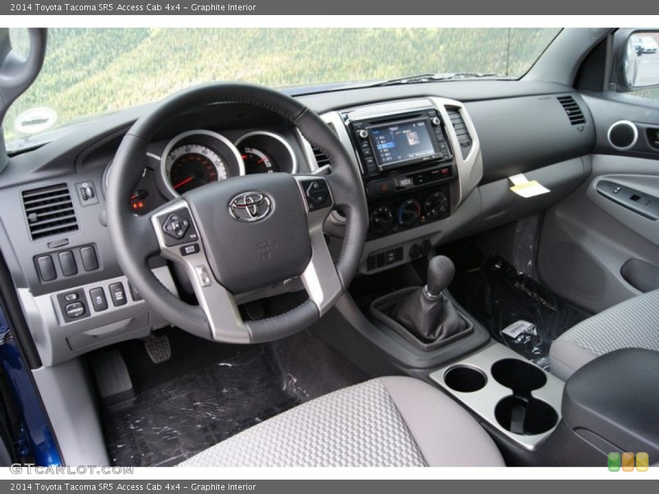 Graphite Interior Photo for the 2014 Toyota Tacoma SR5 Access Cab 4x4 #86805291