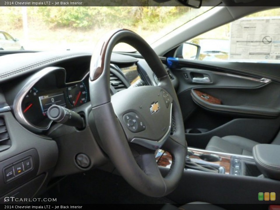 Jet Black Interior Steering Wheel for the 2014 Chevrolet Impala LTZ #86806197