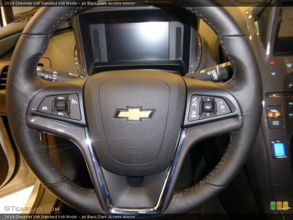 Jet Black/Dark Accents Interior Steering Wheel for the 2014 Chevrolet Volt  #86806389