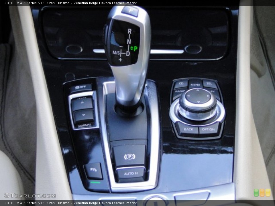Venetian Beige Dakota Leather Interior Transmission for the 2010 BMW 5 Series 535i Gran Turismo #86808045