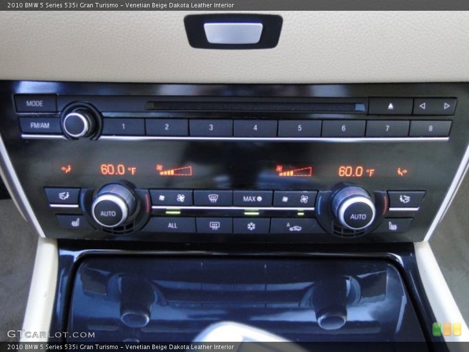 Venetian Beige Dakota Leather Interior Controls for the 2010 BMW 5 Series 535i Gran Turismo #86808051