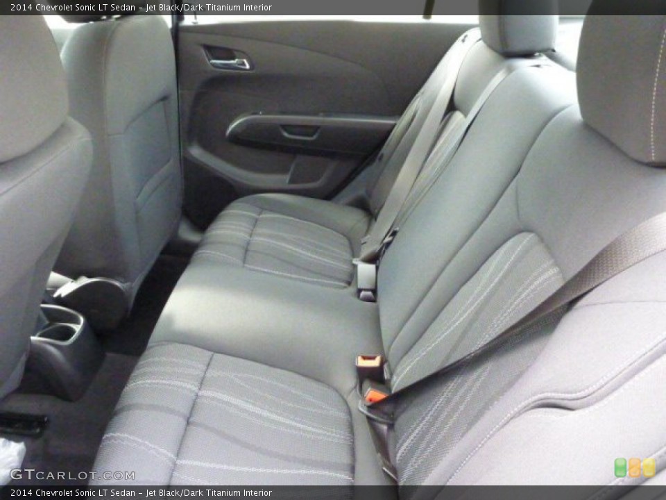 Jet Black/Dark Titanium Interior Rear Seat for the 2014 Chevrolet Sonic LT Sedan #86809365
