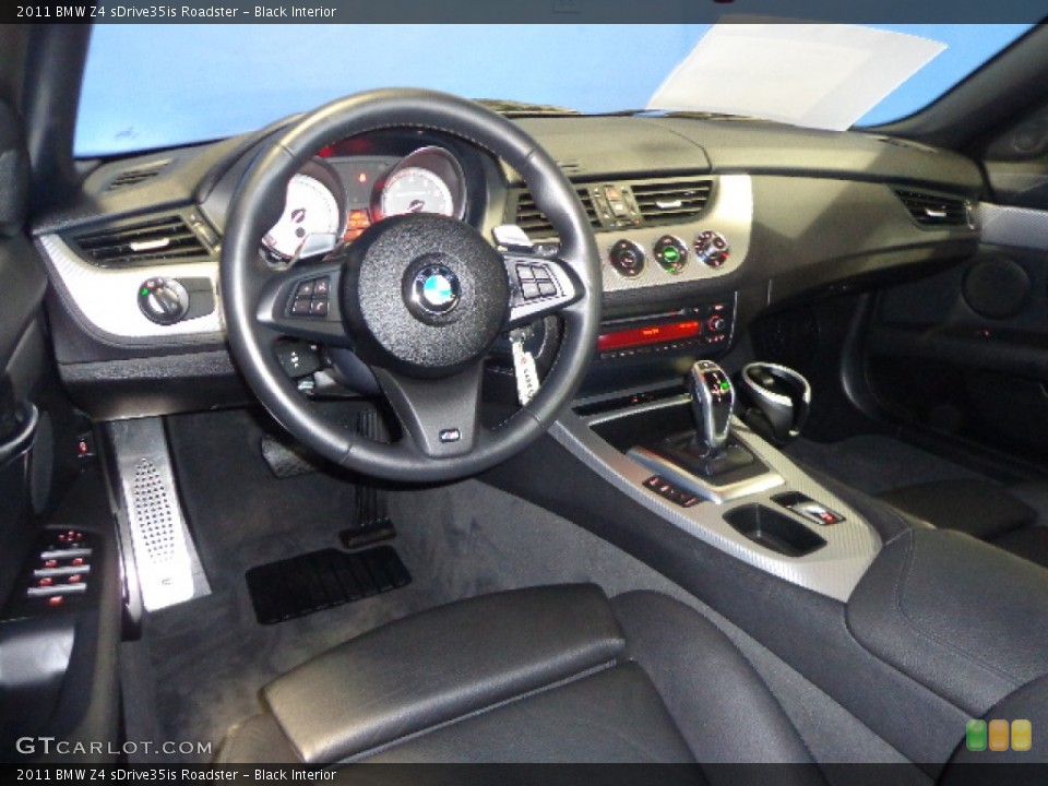 Black Interior Prime Interior for the 2011 BMW Z4 sDrive35is Roadster #86811222